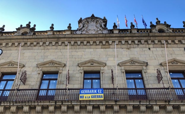 Irun pide la paz en Ucrania