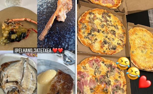 El domingo perfecto de Cristina Pedroche y Dabiz Muñoz en Gipuzkoa: de comer rodaballo a cenar pizza
