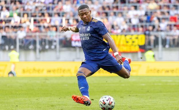 David Alaba, baja casi segura el sábado ante la Real Sociedad