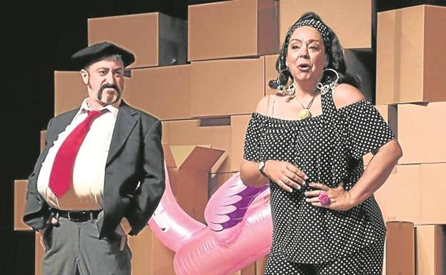 Gorka Aginagalde y Gurutze Beitia protagonizan una comedia vasco-cubana