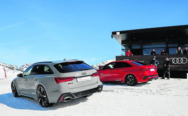 Cursos de conducción en nieve de Audi