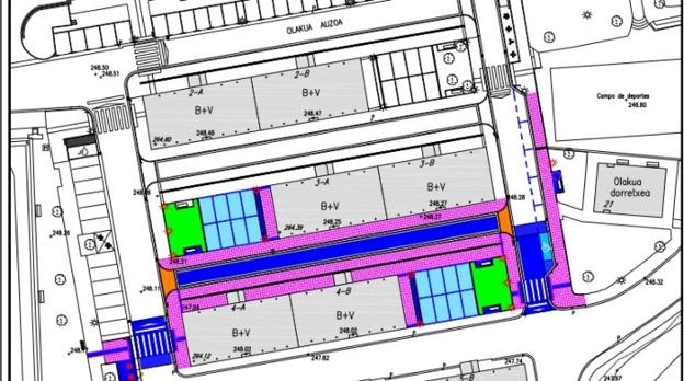 En marcha la adjudicación de las obras para el área 4 del barrio de Olakua
