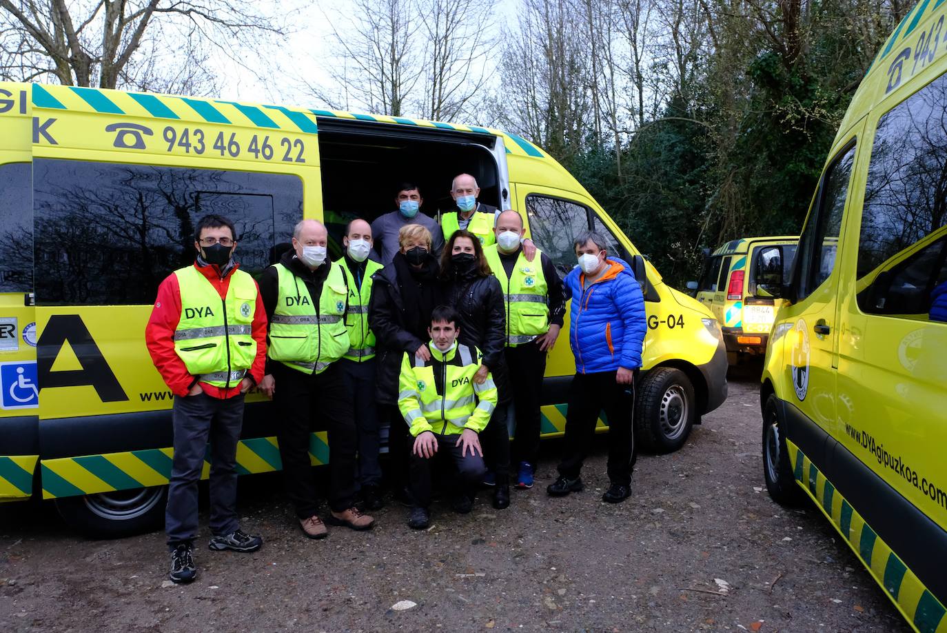 DYA Gipuzkoa parte a Ucrania con el objetivo de traer a 18 refugiados