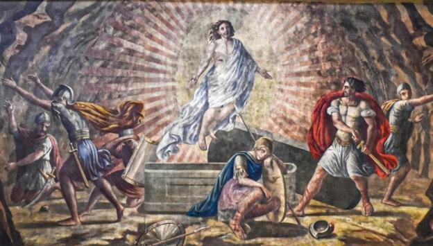 Mañana se inauguran en la parroquia de Tolosa los murales de Eugenio Azcue