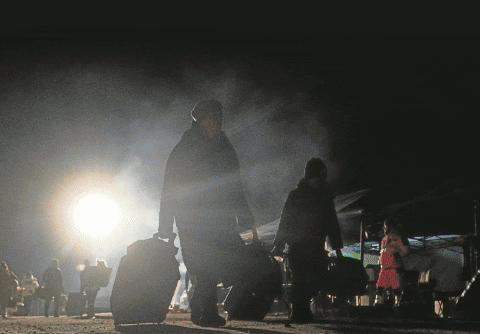 La puerta de salida para huir de la guerra