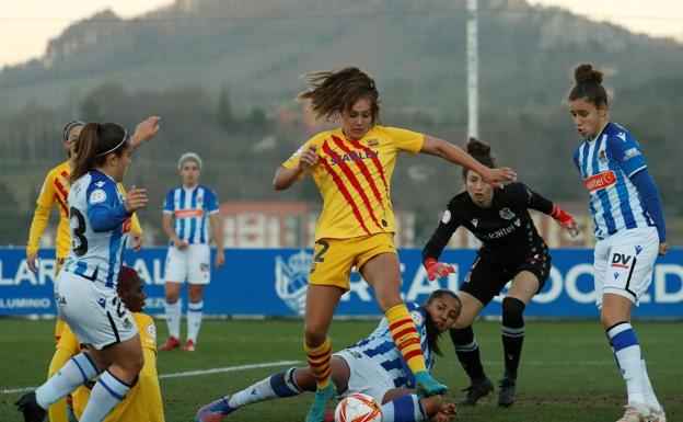 La Real Sociedad femenina, dispuesta a dar la campanada el miércoles ante el Barça