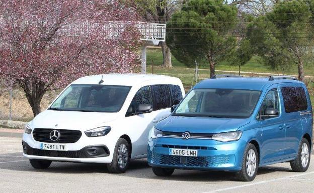 Mercedes Citan vs. Volkswagen Caddy: duelo de familiares