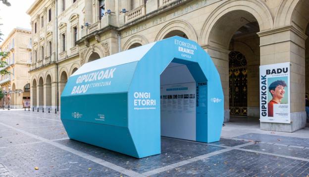 La Diputación instalará hoy una carpa en Gernikako Arbola donde se puede opinar