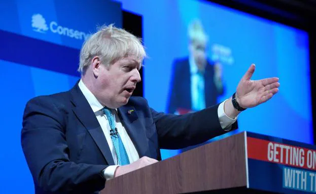 Boris Johnson, this Saturday at an act of the British Conservative Party.