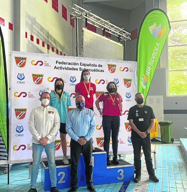 Irati Lacunza obtiene cinco medallas de oro en el Campeonato de España