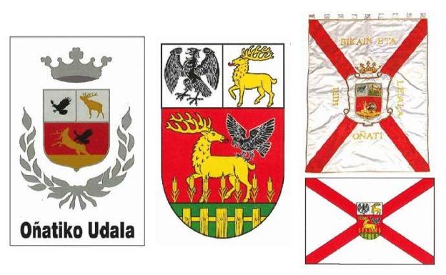 Nuevos diseños para el escudo y la bandera de Oñati