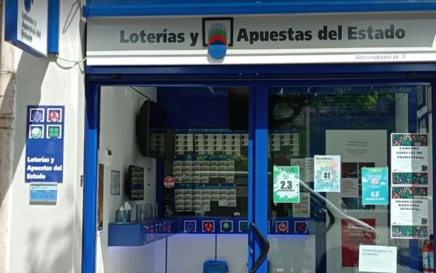 Premiado un billete de la Bonoloto con 296.870 euros en Pasai Trintxerpe