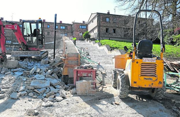 El paseo Esteban Orbegozo verá mejorar su accesiblidad para «primeros de junio»