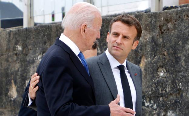 Macron, sobre Joe Biden: «Yo no usaría las palabras que usó él para hablar de Putin»