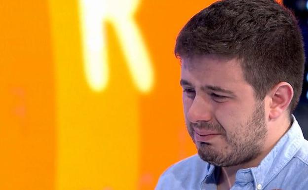 La inesperada eliminación de Jaime hace llorar desconsoladamente a Orestes en Pasapalabra