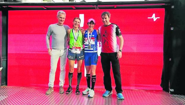 Oro para Eva Esnaola en el Provincial dentro de la media maratón de Azkoitia-Azpeitia
