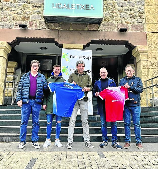 Ukrainaren aldeko pilota partida solidarioak jokatuko dira datorren astean Igarondon