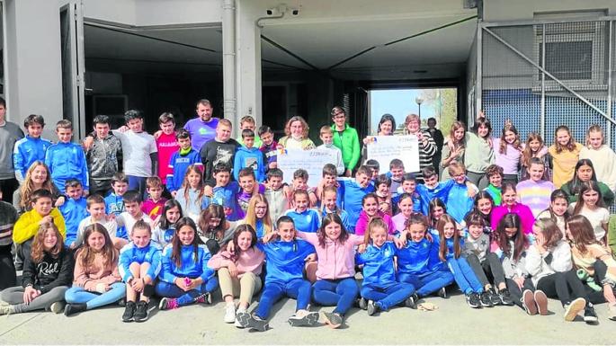 Haurtzaro Ikastolako LH6koek elkartasun ekimen arrakastatsua burutu dute