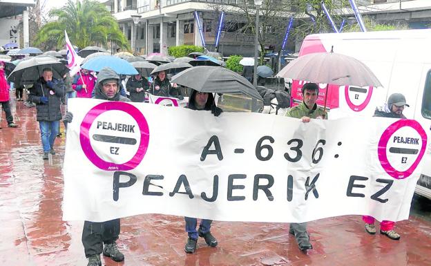 El peaje de la A-636, calificado de chantaje