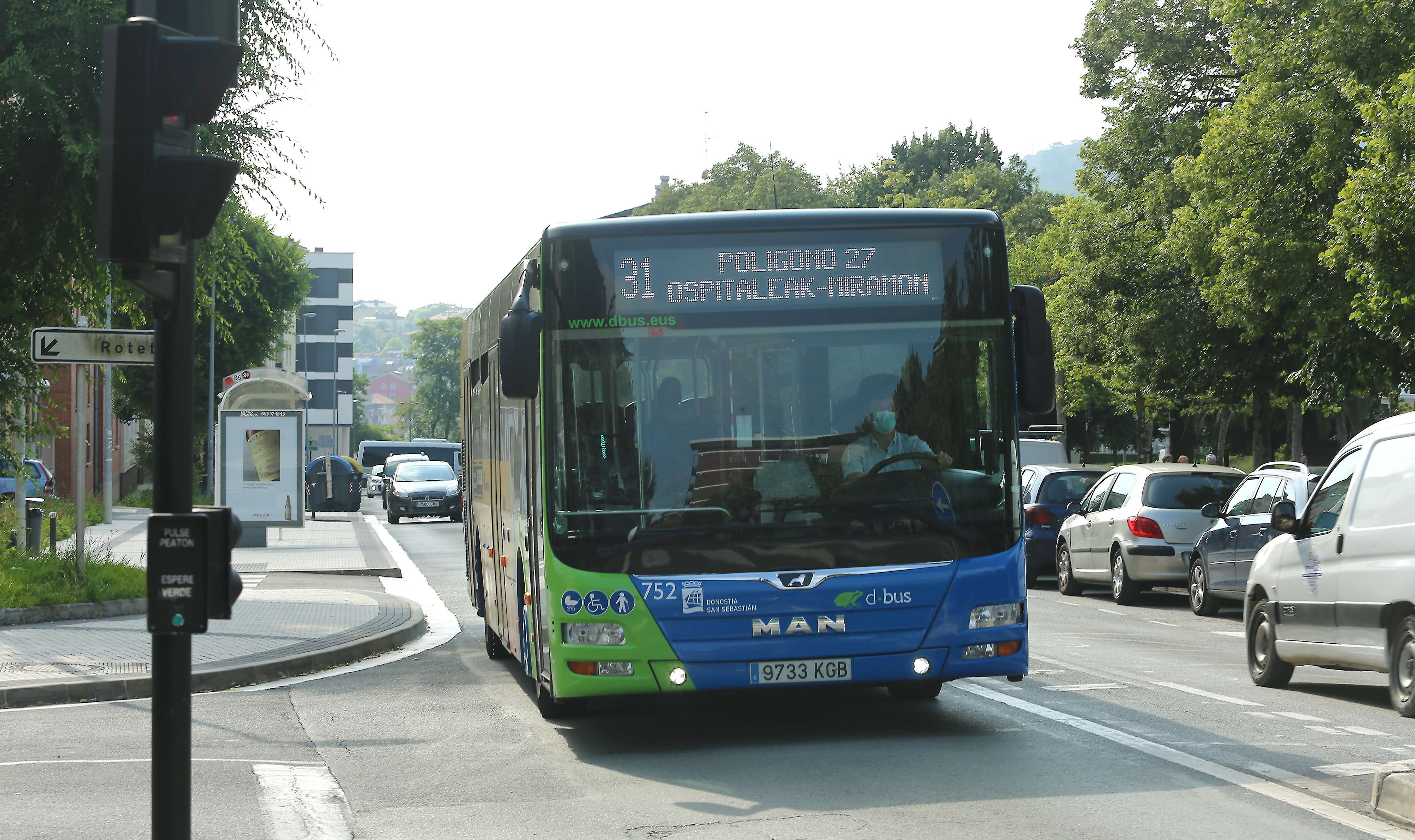 La línea 31 recupera el 1 de mayo su recorrido habitual y entrará en Altza