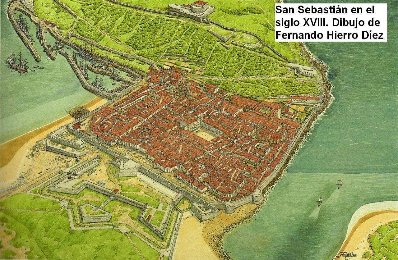 La expansión urbanística ha acabado con el 90% de las murallas de Gipuzkoa