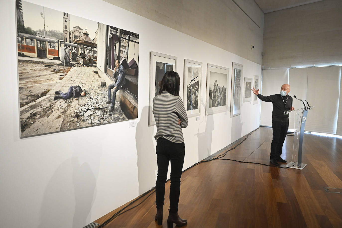Gervasio Sánchez en San Telmo