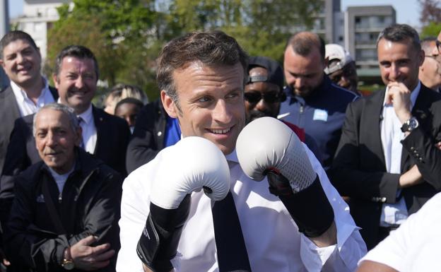 Macron, favorito en Iparralde, corteja hasta el final al indeciso electorado de izquierdas