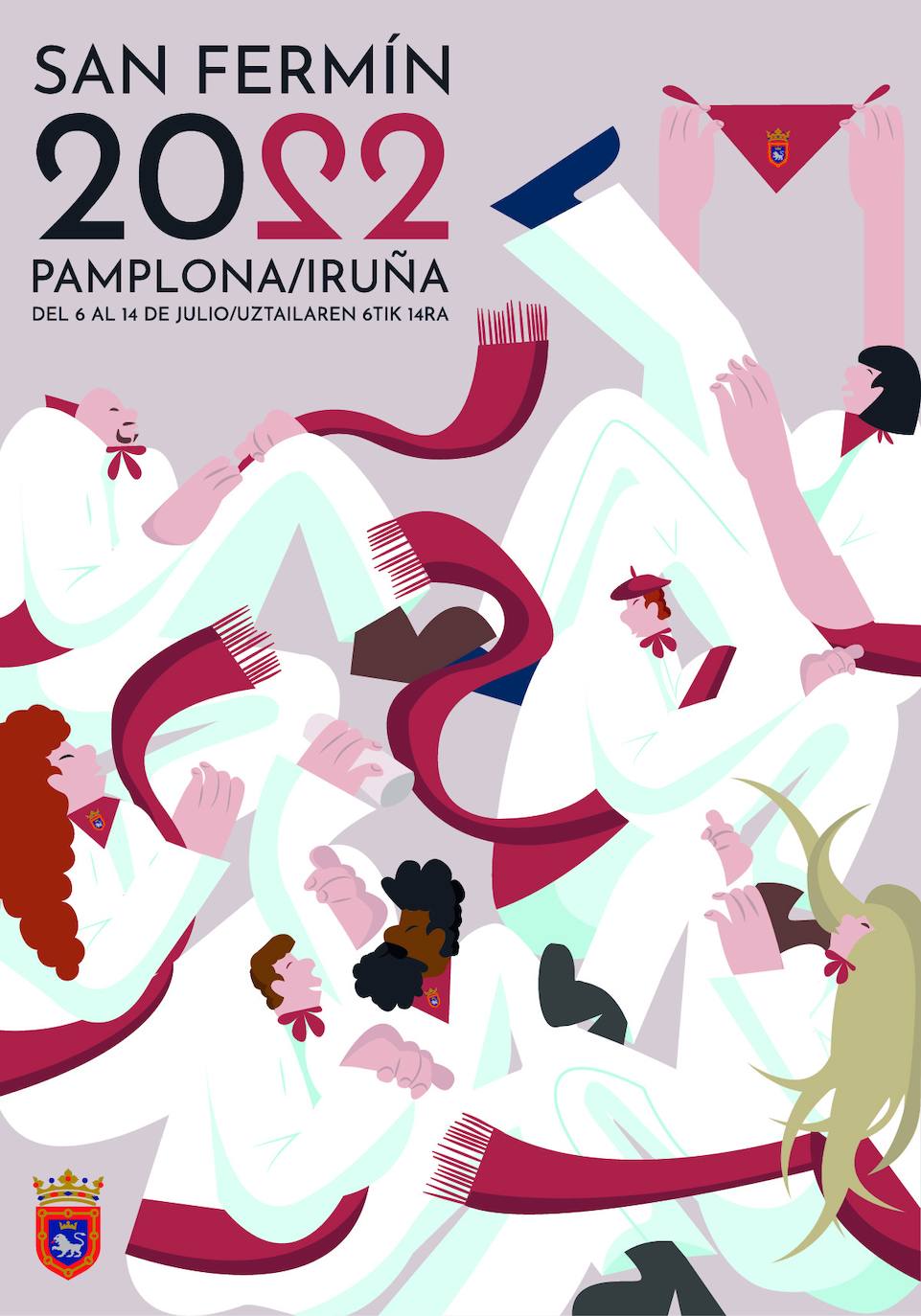 Carteles finalistas de los Sanfermines 2022