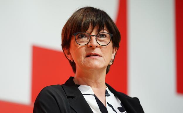 SPD chairwoman Saskia Esken.