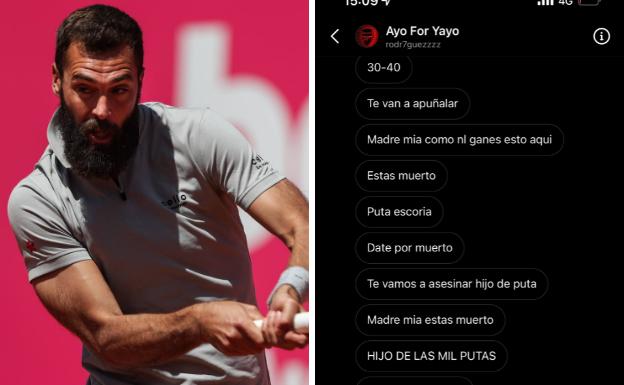 El tenista Benoit Paire, amenazado tras su último partido: «Te vamos a asesinar hijo de puta»