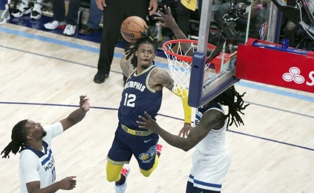 Ja Morant asombra a la NBA con el mejor mate de la temporada