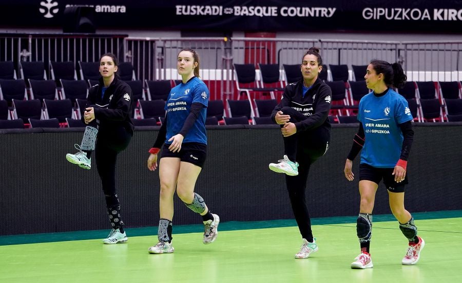 El entrenamiento del Bera Bera, en imágenes