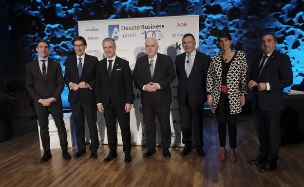 El lehendakari abre en Madrid los actos por el centenario de Deusto Bussines Alumni