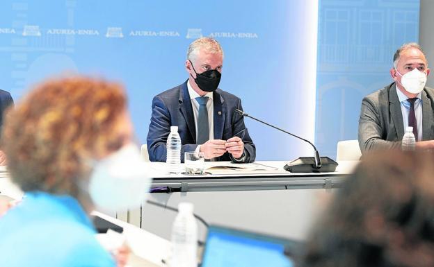 Urkullu suspende toda su agenda pública semanal tras dar positivo en Covid-19