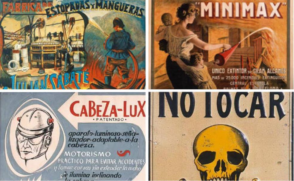 El Museo de la Industria Armera de Eibar inaugura una muestra de carteles del siglo XX para prevenir accidentes de trabajo