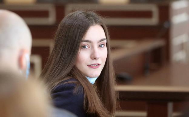Sofia Sapega, during the trial.