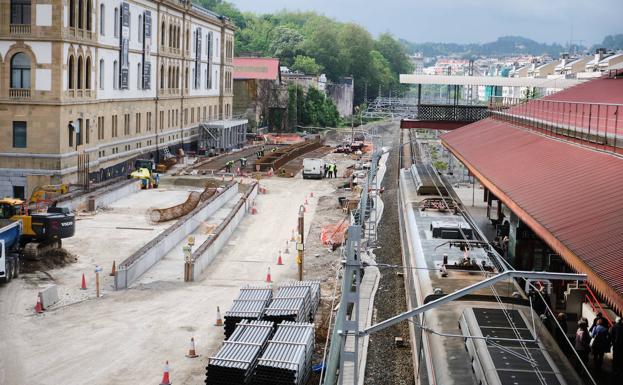 La estación provisional de Atotxa se pondrá en marcha tras el verano