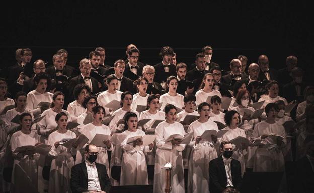El Orfeón Donostiarra y el Coro Easo homenajean a Tomás Aragüés