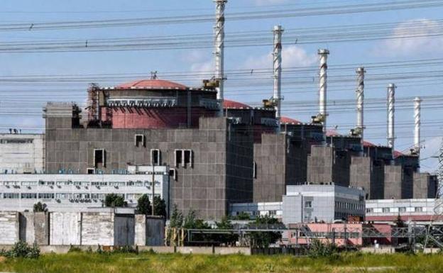 Zaporizhia nuclear power plant. 
