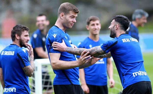 Maren Zaldua, la mejor noticia del entrenamiento