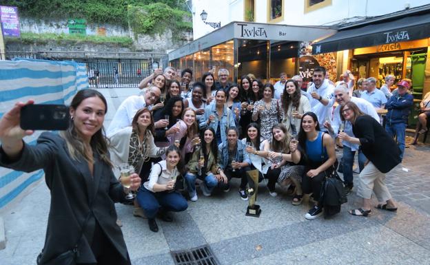El Bera Bera celebra la Liga con su habitual cena en el Txuleta