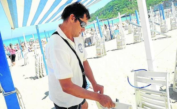 Los toldos de La Concha cuelgan el cartel de completo