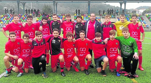 Futbol talde infantilak aurrera egin du Kopan eta kadetea ez da finalean izango