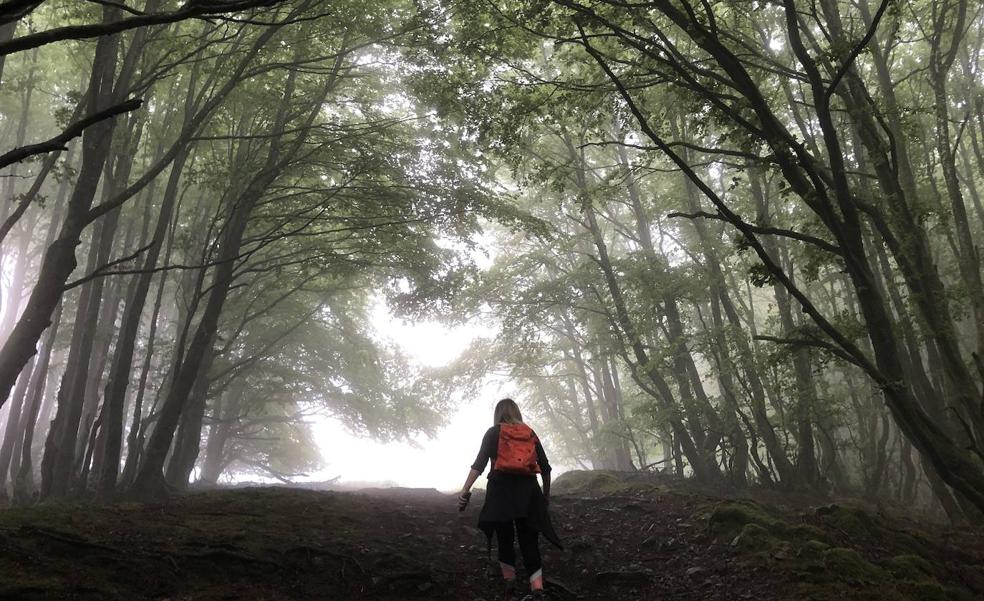 Irukurutzeta, envuelta en un manto blanco
