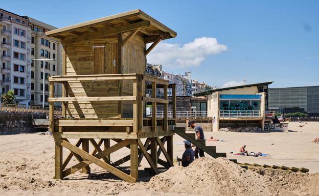 La temporada de playas en Donostia arranca el miércoles
