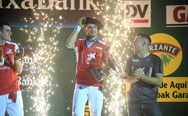 Laso detiene en catorce las txapelas seguidas de Aspe