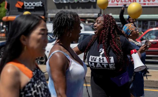 Image from a demonstration against gun violence yesterday in Philadelphia. 