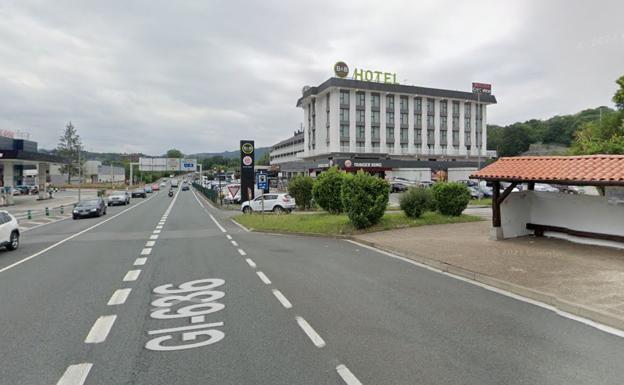 Las obras en la recta de Lintzirin afectarán al tráfico este fin de semana