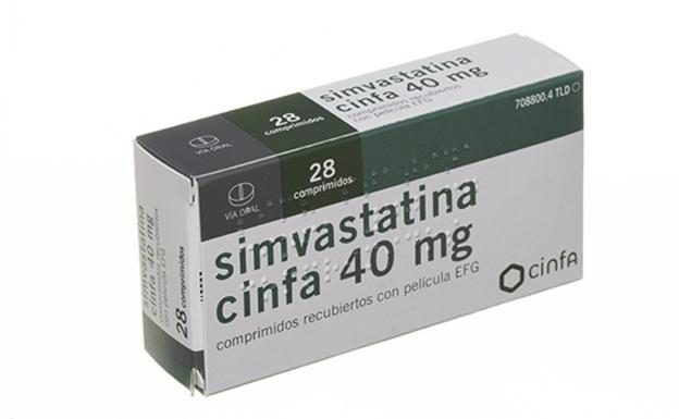 Sanidad retira un lote de Simvastatina Cinfa 40 mg, medicamento contra el colesterol