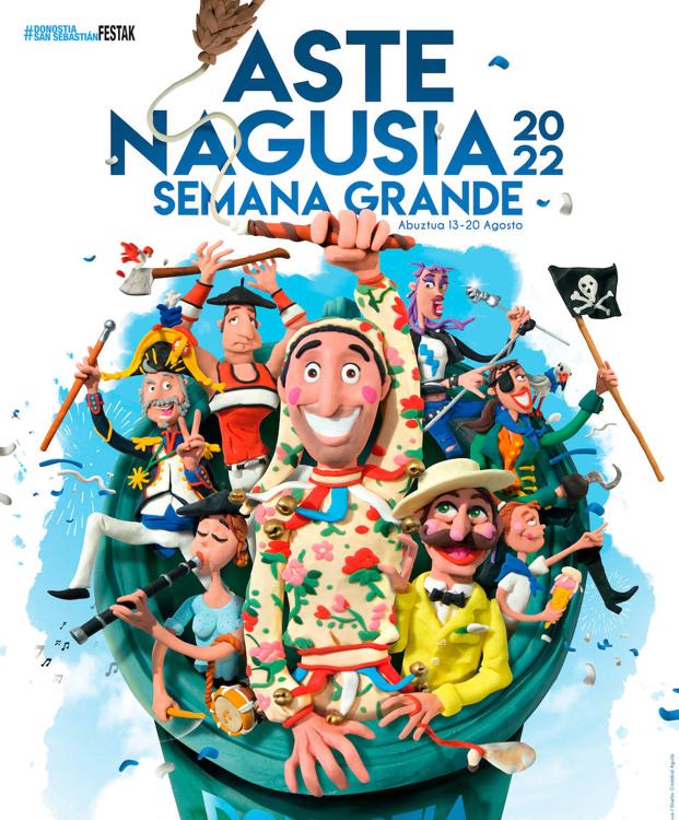 Cartel de la Semana Grande de Donostia 2022